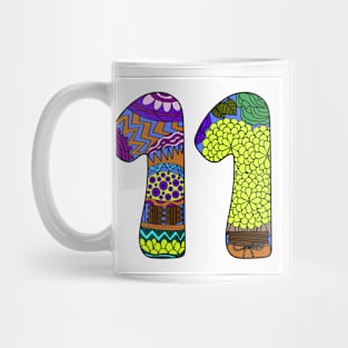 Alphabet 164 (Style:4) Mug